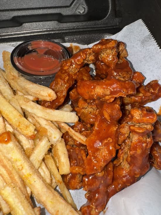 Honee BBQ Bliss mushroom wings